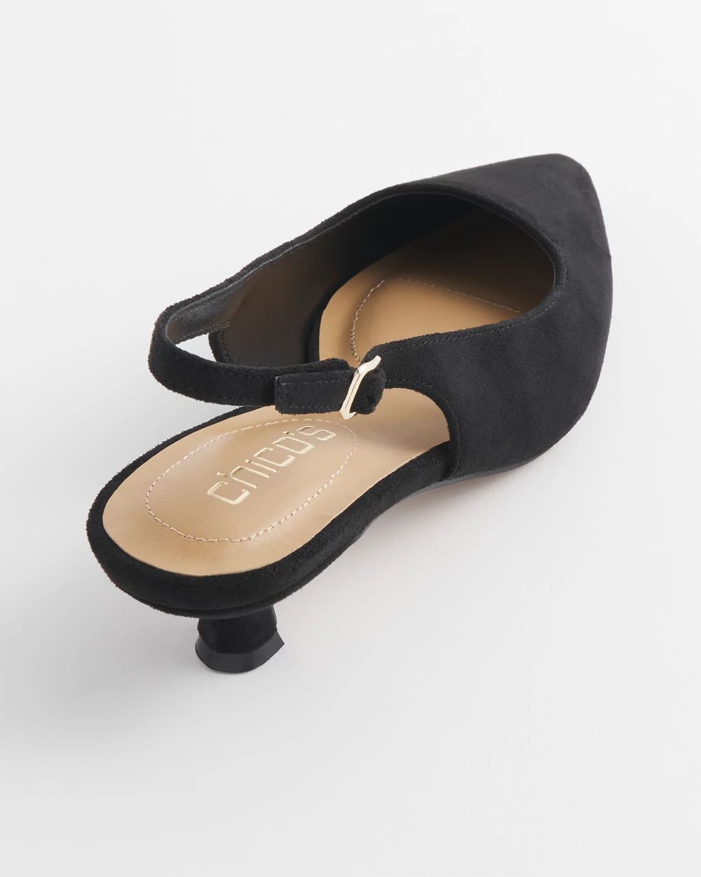 Celeste Microsuede Slingback Heels | Chico's